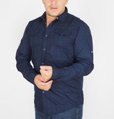 Mens The Original Ben Sherman MA1350M Dangerous Classic Navy Regular Fit Shirt